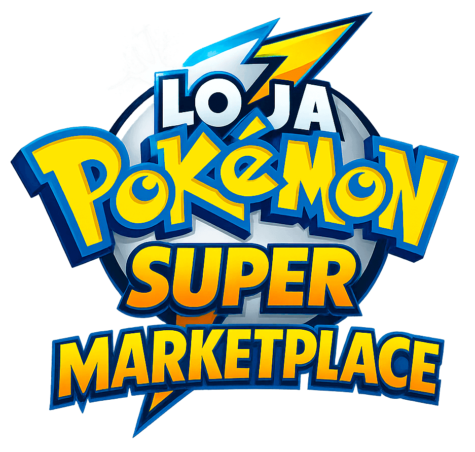 logo loja pokemon super marketplace venda cartas pokemon tcg