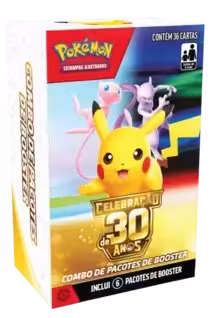 Combo de Booster Celebração 30 Anos Pokémon slide