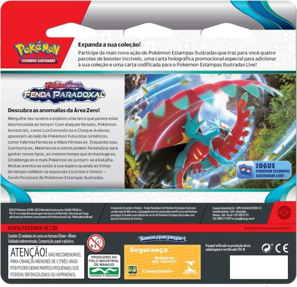 blister triplo fenda paradoxal verso