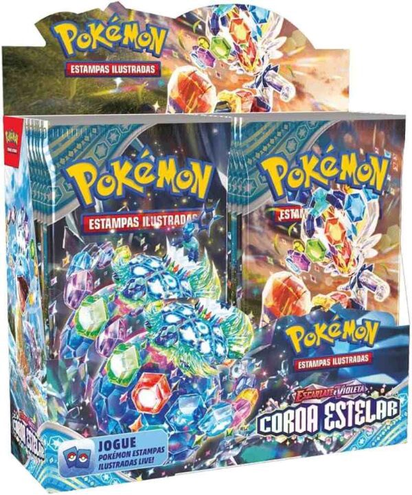 booster box coroa estelar pokemon tgc