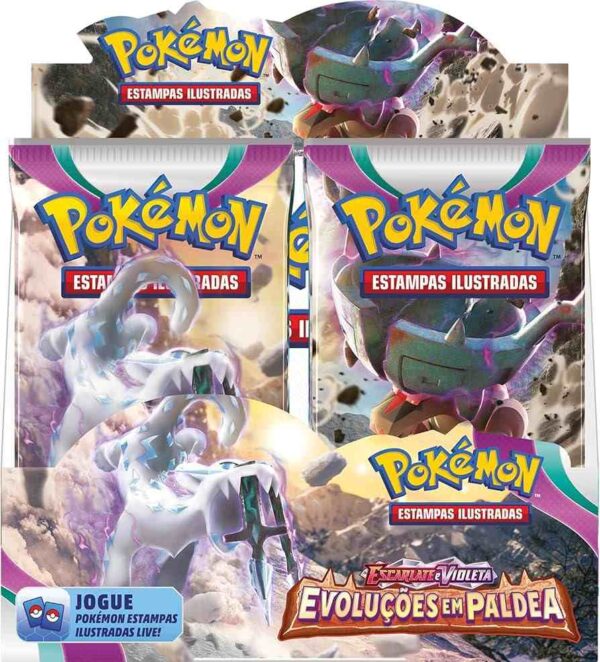 booster box evolucoes em paldea