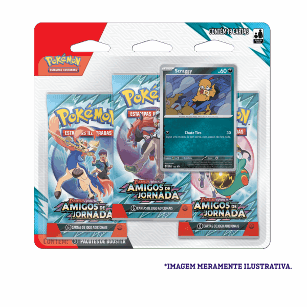 blister triplo amigos de jornada scraggy