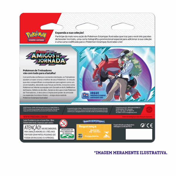 blister triplo amigos de jornada scraggy verso