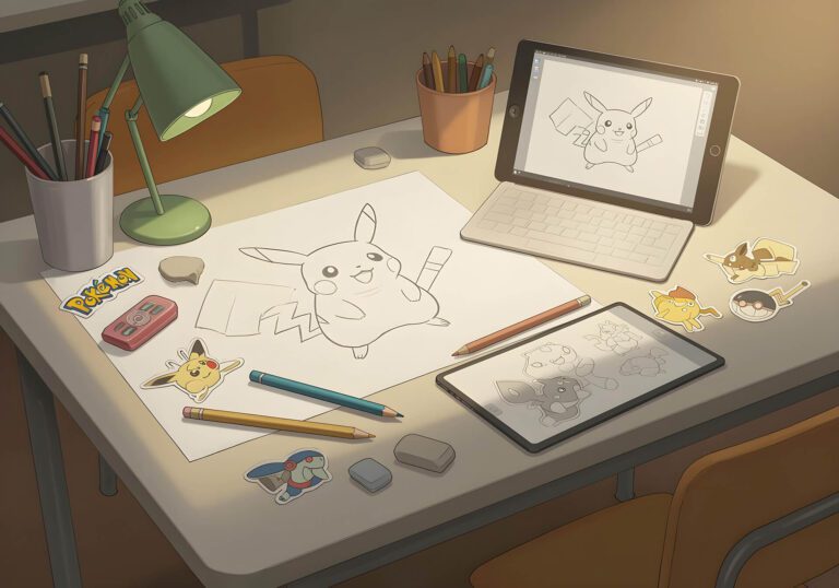 como desenhar pokémon