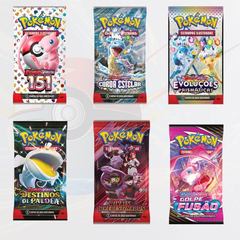 pacotinhos pokémon português Brasil