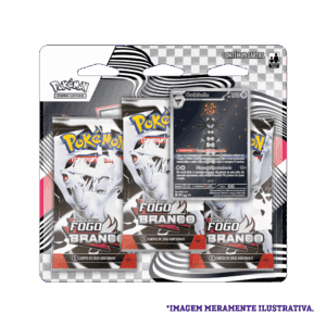 blister triplo pokemon fogo branco gothitelle PT BR