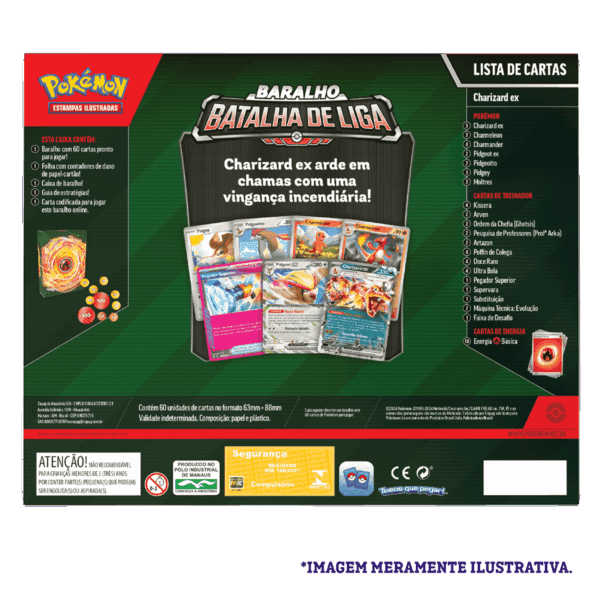 deck batalha de liga charizard info