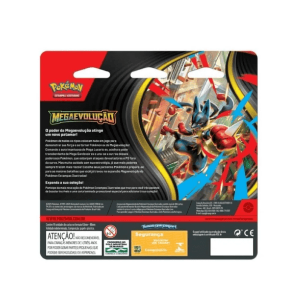 blister triplo megaevolucao verso