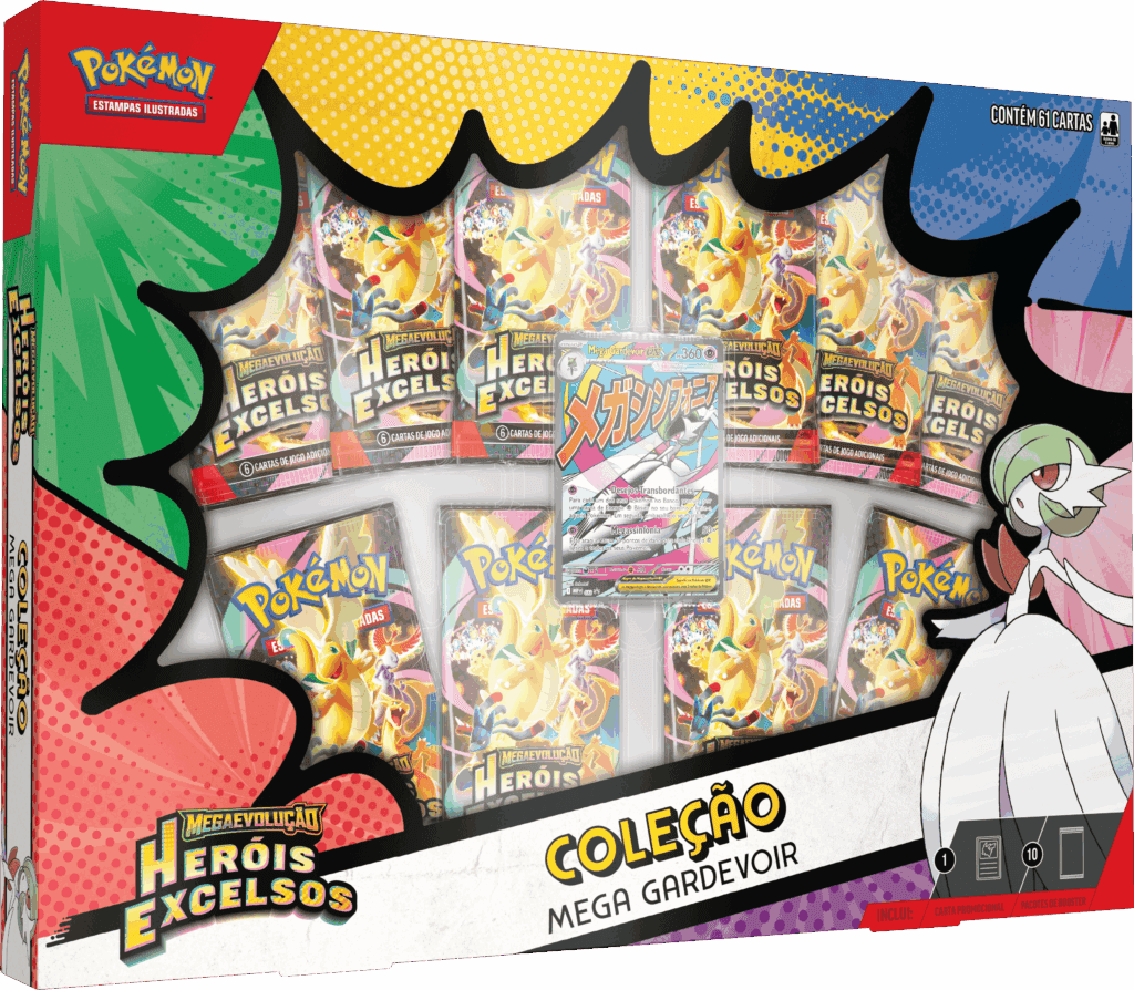 Pokemon TCG Mega Evolutio herois excelsos ascended Heroes Premium Collection—Mega Gardevoir BRPT