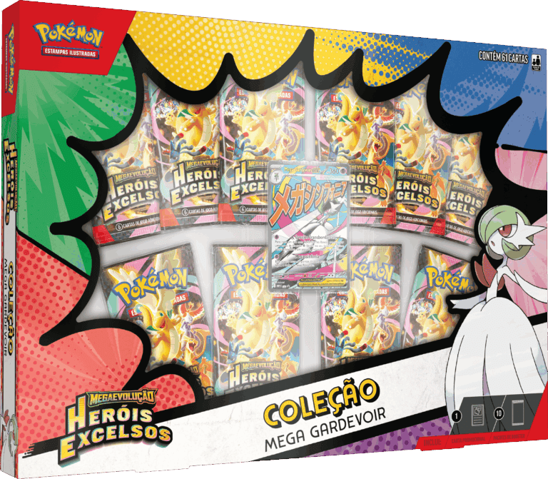 Pokemon TCG Mega Evolutio herois excelsos ascended Heroes Premium Collection—Mega Gardevoir BRPT