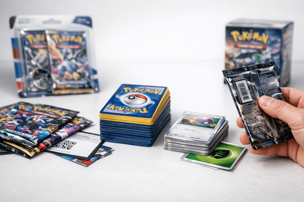 Quantas cartas vêm em um pacote de booster Pokémon?
