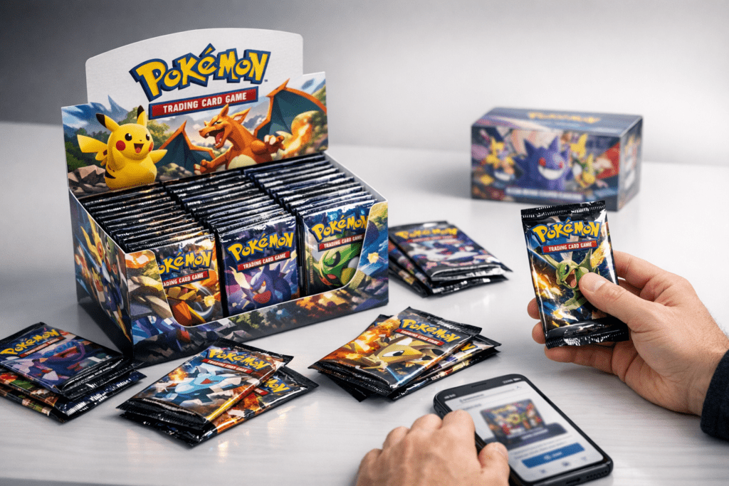 Quantos pacotes vêm em uma booster box Pokémon? Entenda antes de comprar