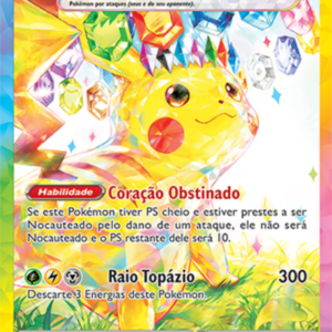 Carta Pikachu ex 238 19 fagulhas impetuosas 1