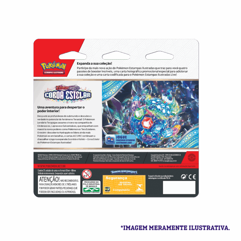 Blister Quadruplo Coroa Estelar verso PT BR