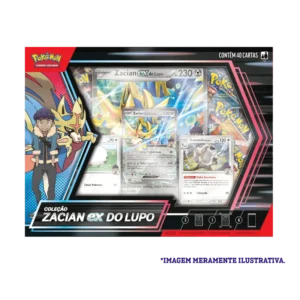 box colecao zacian ex do lupo frente