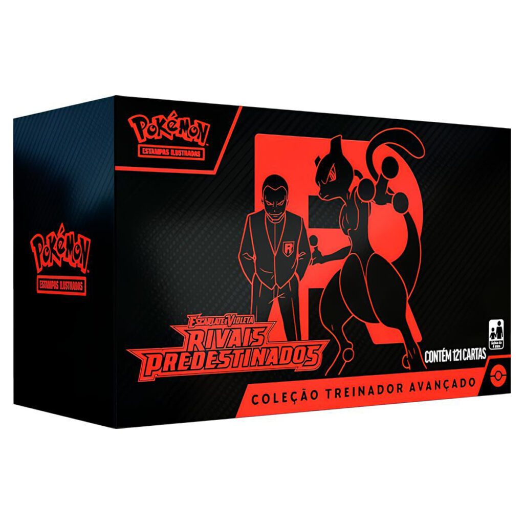 caixa treinador avancado etb rivais predestinados pokemon tcg