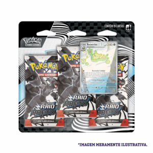 blister triplo fogo preto pokemon tcg