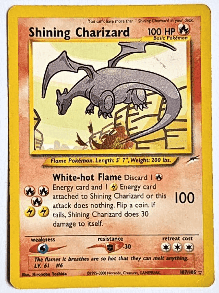 shinning charizard 107 105 en