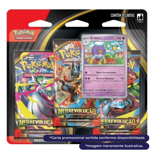 kit blister triplo mega evolucao drifblim