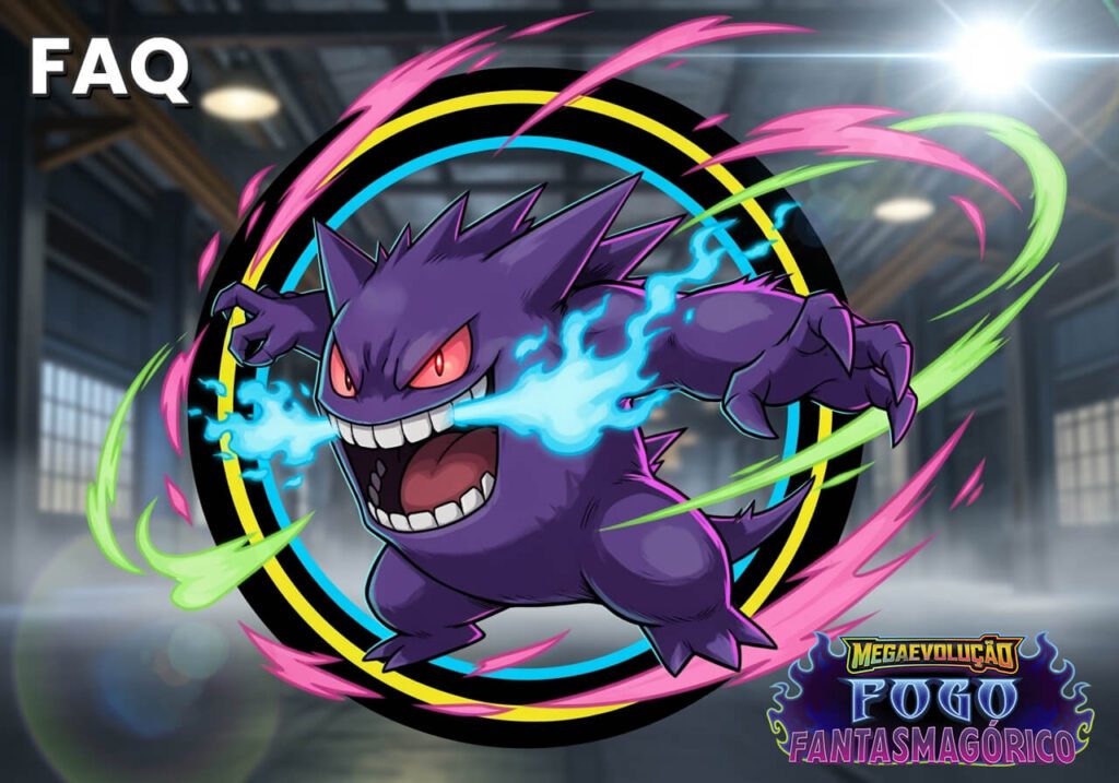 mega gengar arte fogo fantasmagorico faq