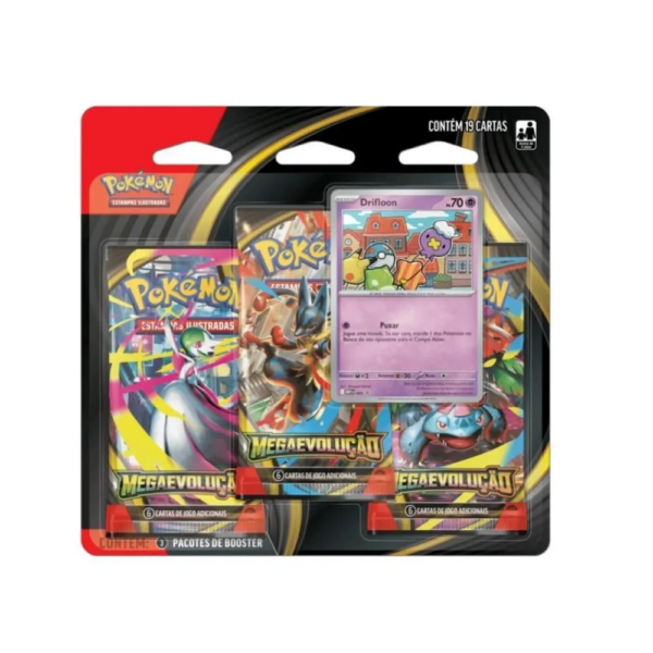 pokemon mega evolucao blister triplo copag 1180472