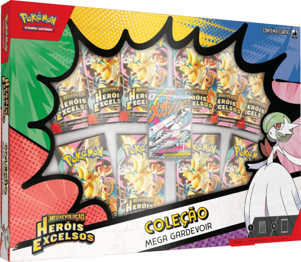 Pokemon TCG Mega Evolutio herois excelsos ascended Heroes Premium Collection—Mega Gardevoir BRPT