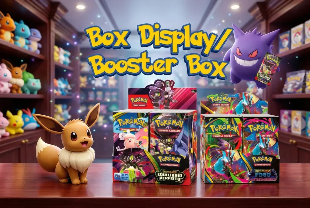 box display booster box pokemon tcg produtos