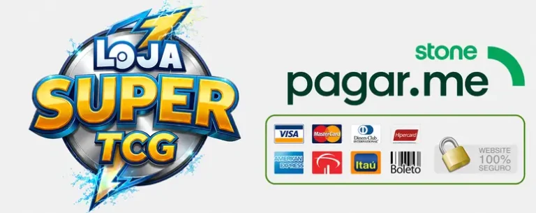 banner pagamento protegido loja super tcg pagar me stone