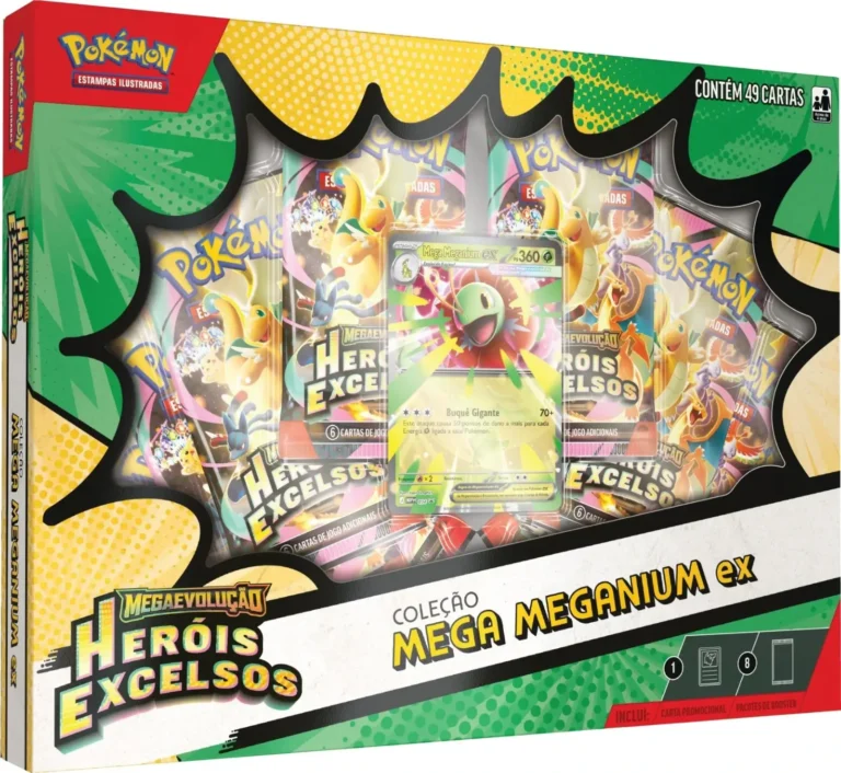 box mega meganium ex herois excelsos portugues