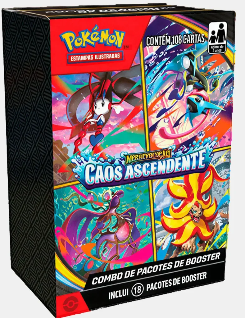 combo de booster caos ascendente megaevolucao pokemon tcg