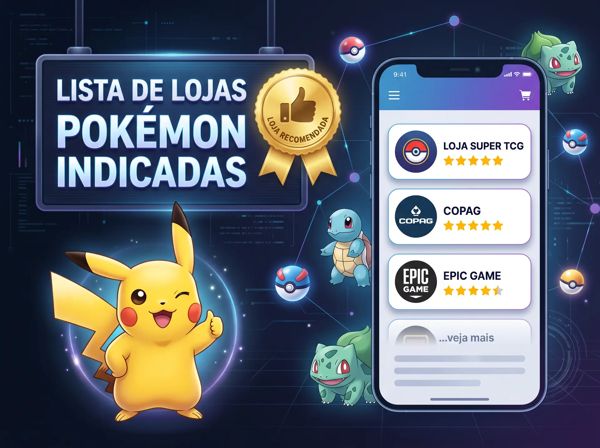 lojas pokemon indicadas