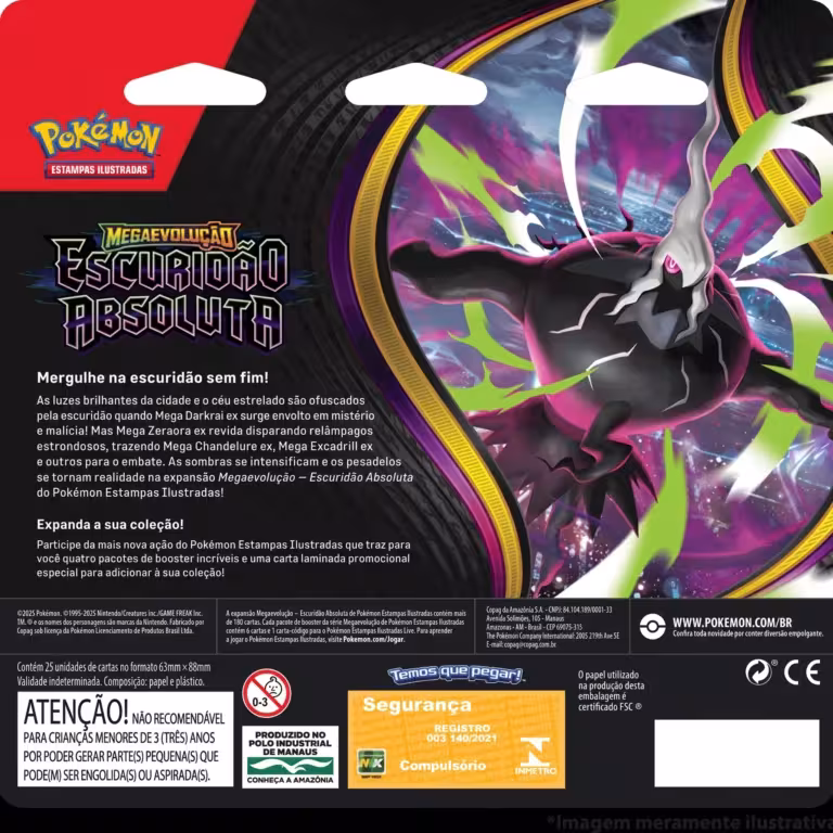 blister quadruplo pokemon tcg escuridao absoluta verso
