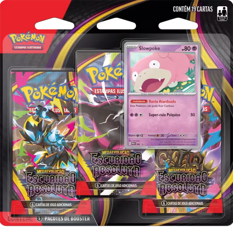 blister triplo pokemon tcg escuridao absoluta