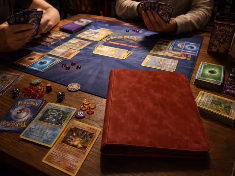 fichario vermelho pokemon tcg pro player
