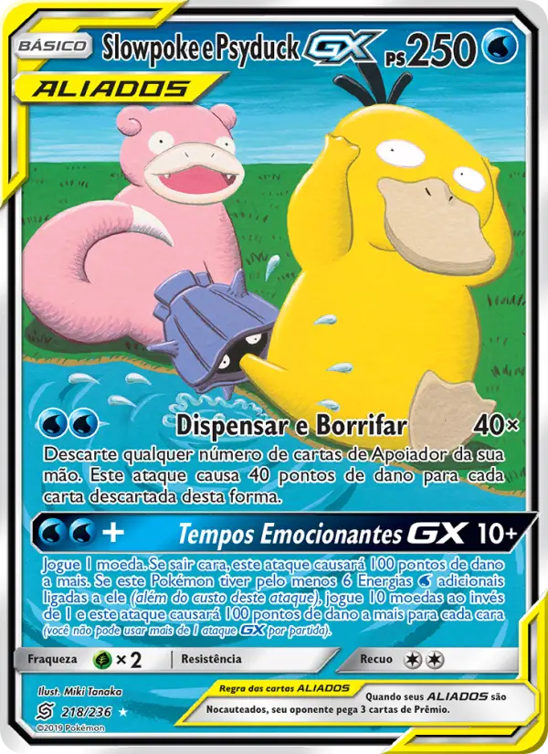 Slowpoke e Psyduck GX 218/236