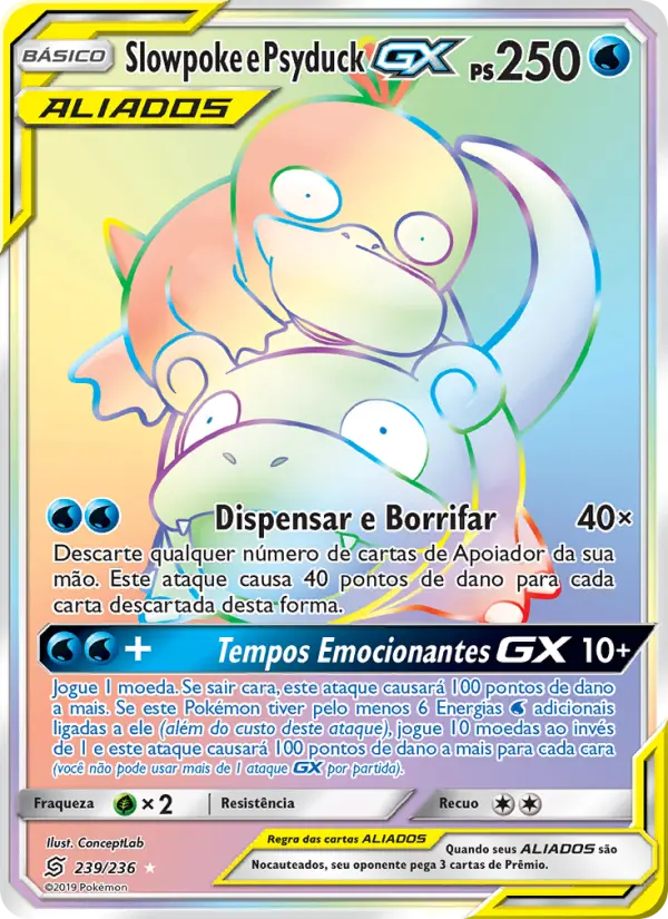 Slowpoke e Psyduck GX 239/236