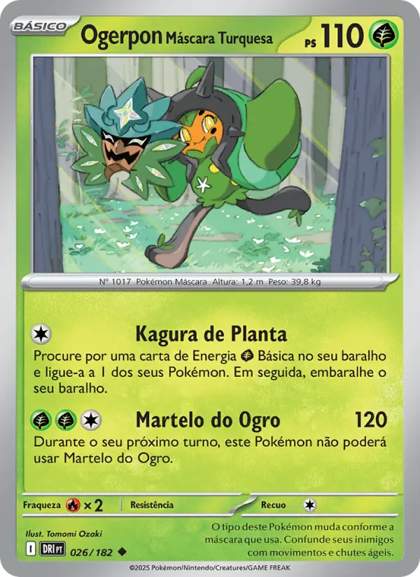 Ogerpon Máscara Turquesa