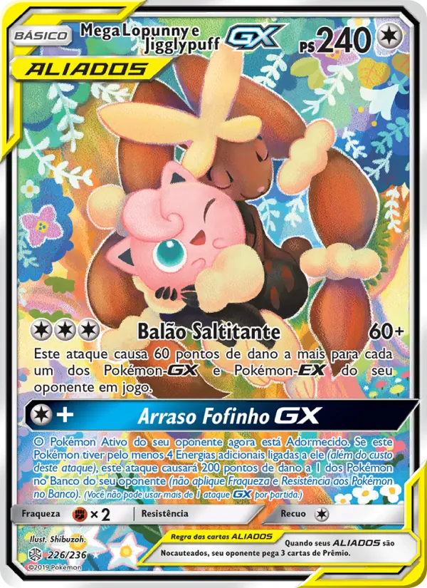Mega Lopunny e Jigglypuff GX 226/236