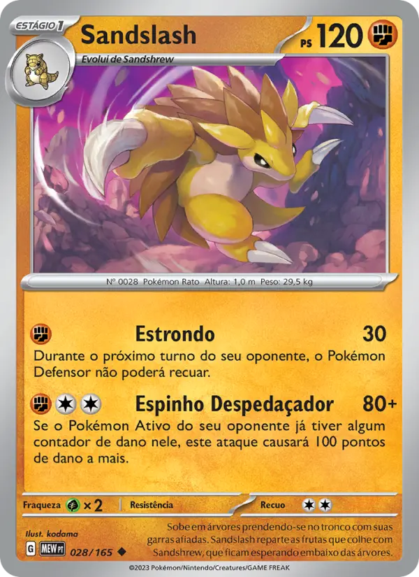 Sandslash 028/165
