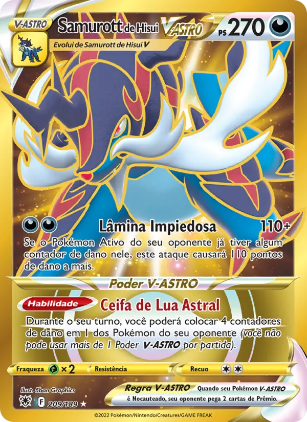Samurott de Hisui V-ASTRO
