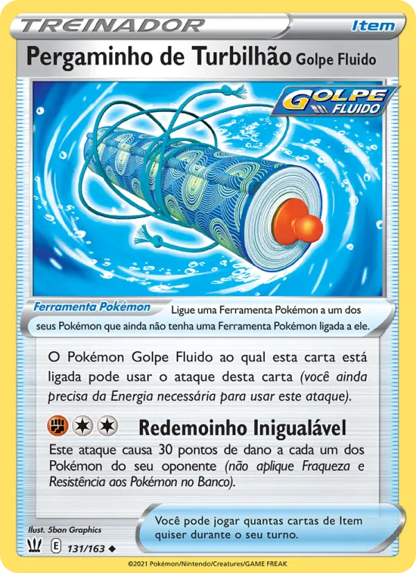Pergaminho de Turbilhão Golpe Fluido
