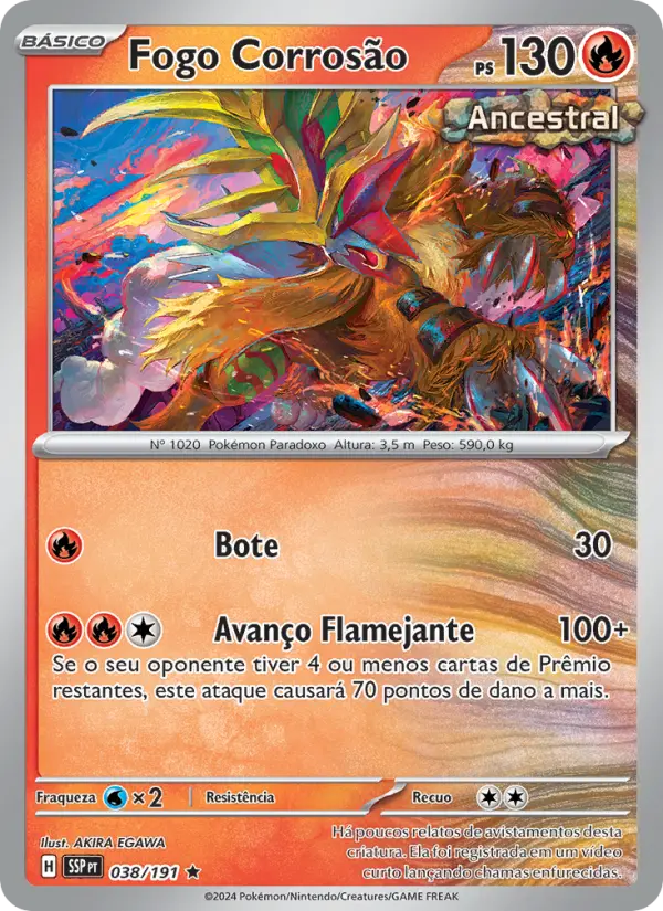Fogo Corrosão