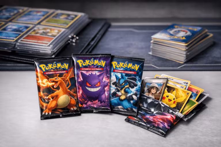 O que são pacotes de booster do Pokémon Estampas Ilustradas? Guia completo para entender antes de comprar