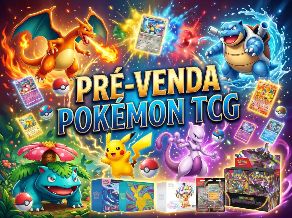 pre venda pokemon tcg brasil como funciona